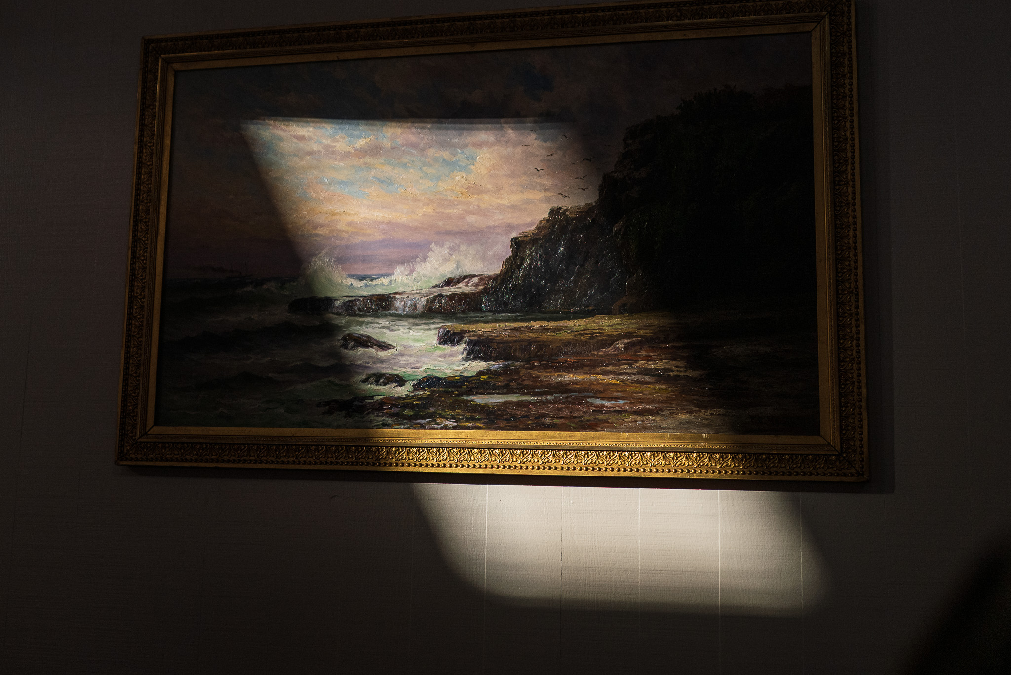 Painting shaft of light